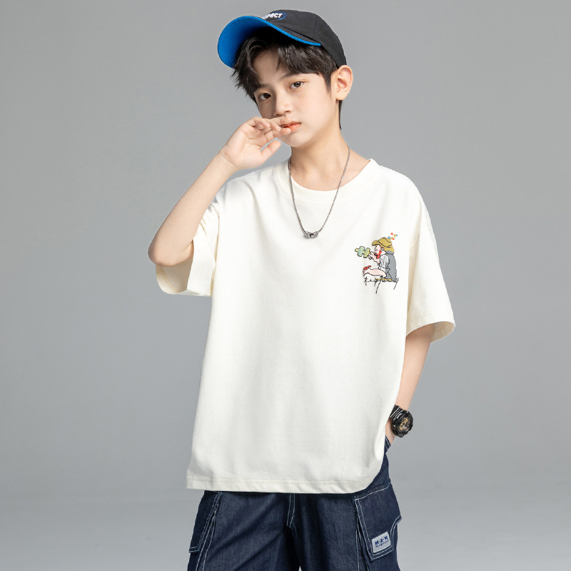 Letné tričko s krátkym rukávom Qisi Bear-Bf045