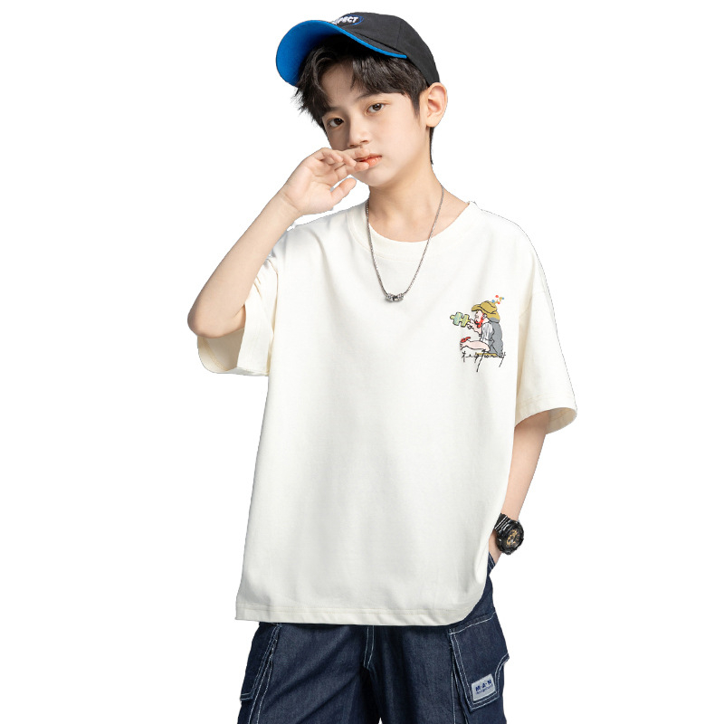 Letné tričko s krátkym rukávom Qisi Bear-Bf045