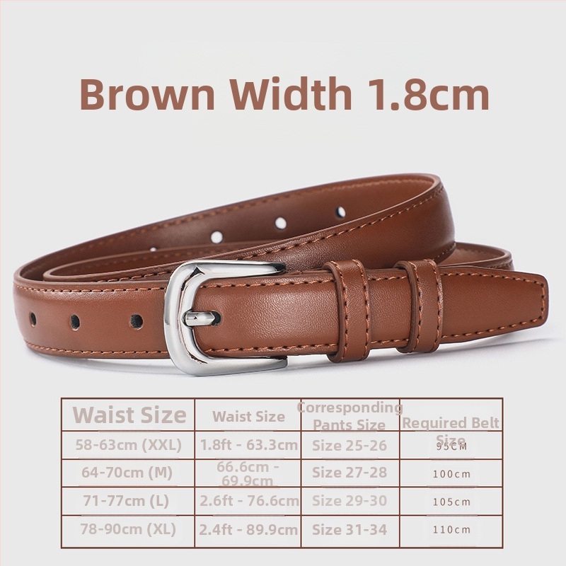 Нов дамски колан, корейски, прост, универсален, с катарама, ежедневен, с дънки, декоративен колан за панталони, студентска тенденция