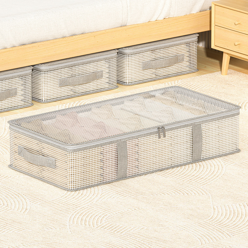 Voodipõhja hoiukott tolmukindel kokkupandav riidekott tekk majapidamise lame hoiukast voodi alla