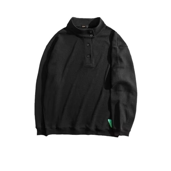 Мъжки зимен суитшърт с вертикална яка и полар, ежедневен, универсален, с дебел топ, 8X плюс голям размер