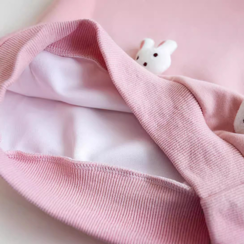 2024. aasta sügisene uus naissoost beebikampsun Korea koomiksist väikese tüdruku top kolmemõõtmeline dekoratiivne jänese lasteriiete hulgimüük