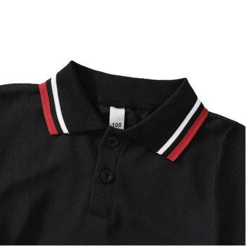 Директни доставки от фабриката през граница, налични на склад поло тениски с къс ръкав за момчета, нови летни и есенни модели, топове с яка за момчета за по-големи деца