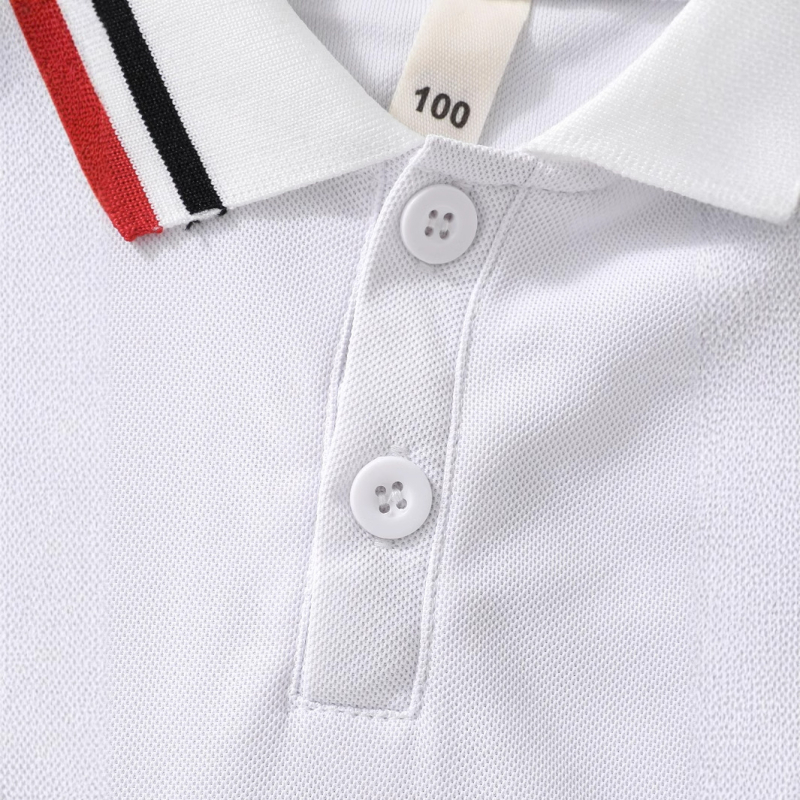 Директни доставки от фабриката през граница, налични на склад поло тениски с къс ръкав за момчета, нови летни и есенни модели, топове с яка за момчета за по-големи деца