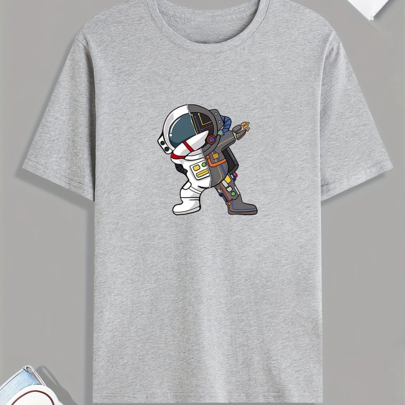 Pánske ležérne tričko s potlačou Astronauta vo víťaznej póze