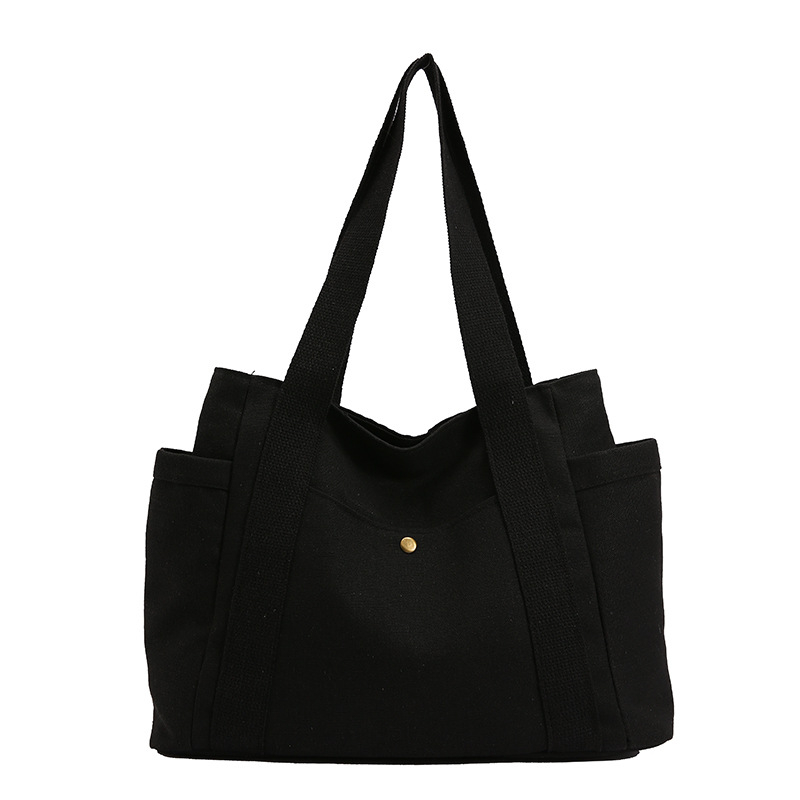 Didelės talpos rankinė-maišas. Madingas drobinis krepšys darbui ir laisvalaikiui. Aukštos kokybės naujas meniškas studentų medžiaginis krepšys per petį.