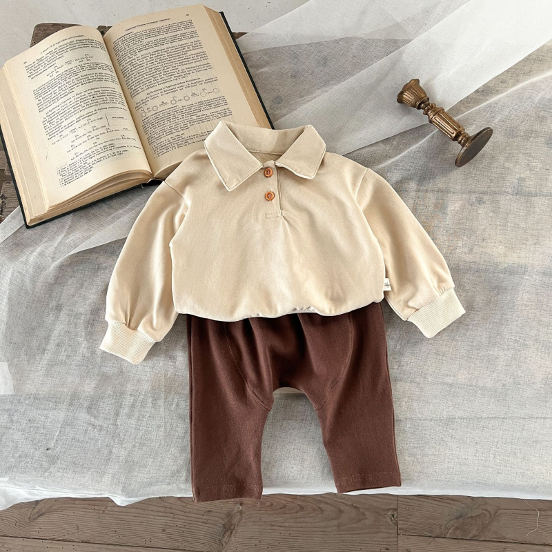 Korea stiilis suured PP püksid poistele ja tüdrukutele beebidele mõeldud lahtised retuusid 2023. aasta kevadised uued beebipuuvillased püksid