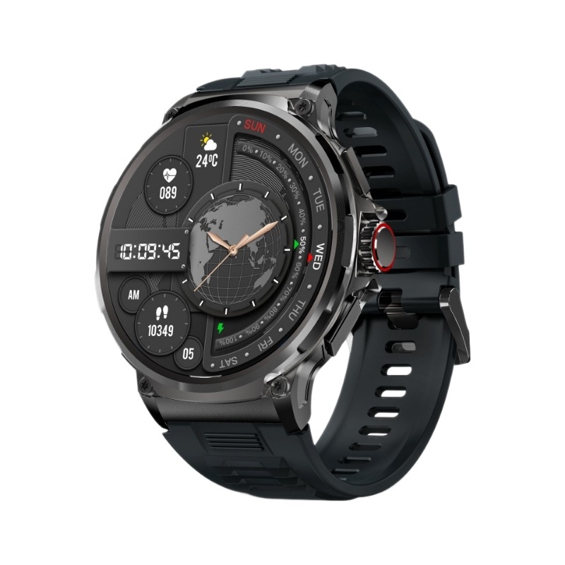 Extra veľká obrazovka 1,85 palca HD obrazovka V69 Inteligentné hodinky pre mužov, vonkajšie športy s Bluetooth pripomienkou, cezhraničné aktivity