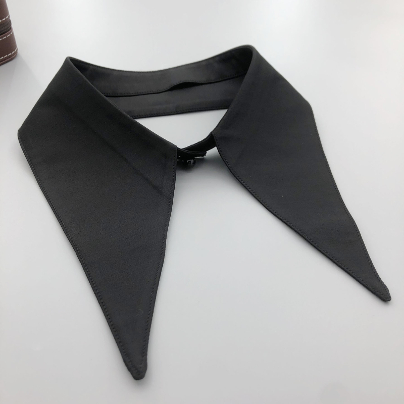 Naujas interneto garsenybių karšto pardavimo vienos apykaklės moteriški drabužiai, visų rungtynių mados tendencija, didelė atsarginė priekinė atvira paprasto stiliaus netikra apykaklė