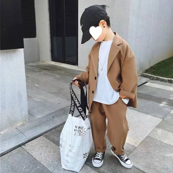 Laste ülikond, poistele, kevad- ja sügiskleit, lilleline neiu, nägus, tänavapoiss, vabaaja, trendikas, väike ülikond