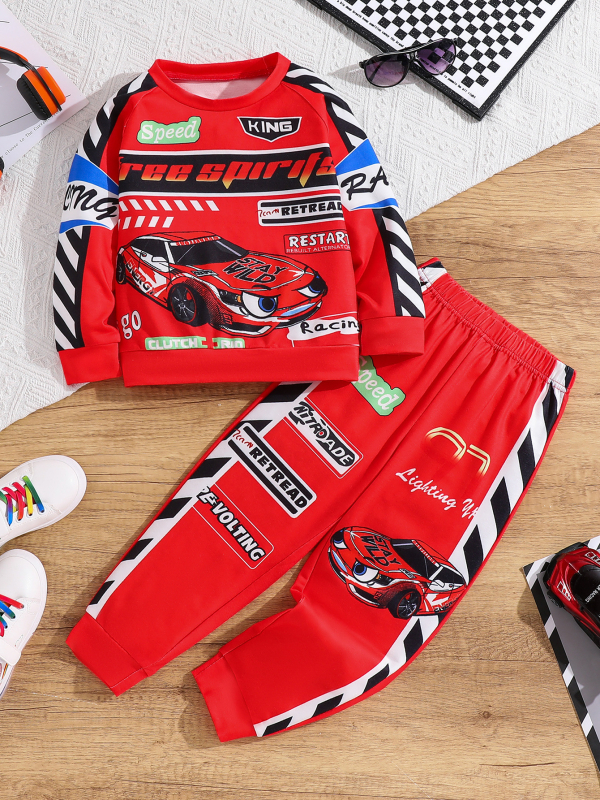 Prekogranični dječaci i djeca, labavi trendovi u slobodno vrijeme, utrke, modni uzorak, udobno odijelo za vanjsku trgovinu