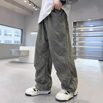 Παντελόνια για αγόρια, μόδα, παντελόνια street sports, άνοιξη και φθινόπωρο 2025, νέα παιδικά casual παντελόνια, φθινοπωρινό φόρεμα, μεγάλα παιδικά παντελόνια