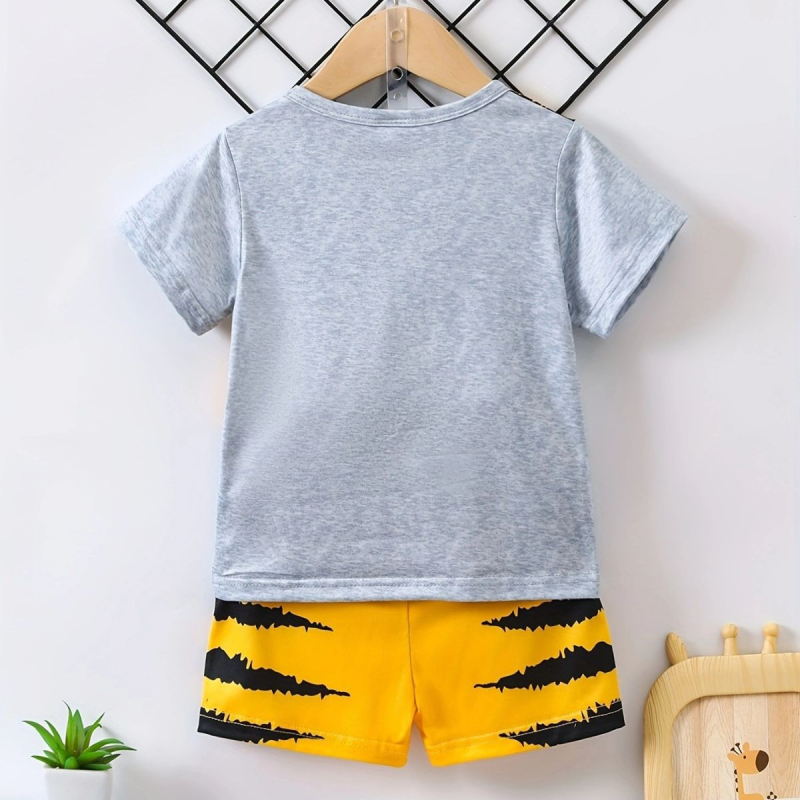 Výrobcovia priamo poskytujú rôzne vzory tigrov + potlačené šortky, všetky druhy kvalitného detského oblečenia, ochrana kvality, vysoká cena