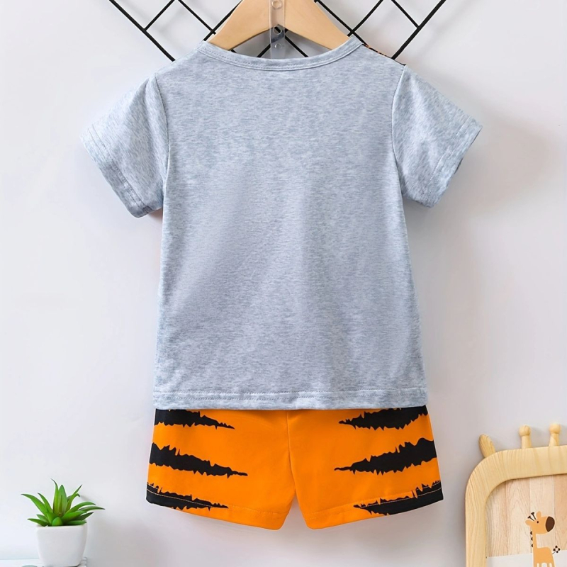 Výrobcovia priamo poskytujú rôzne vzory tigrov + potlačené šortky, všetky druhy kvalitného detského oblečenia, ochrana kvality, vysoká cena