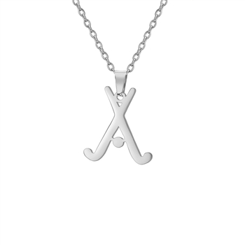 Väliskaubanduse eksport kuum mood mehed ja naised samade ehtekingitustega spordiseeria hoki roostevabast terasest kaelakeega