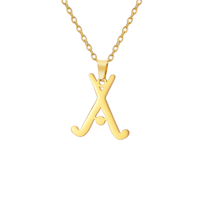 Väliskaubanduse eksport kuum mood mehed ja naised samade ehtekingitustega spordiseeria hoki roostevabast terasest kaelakeega