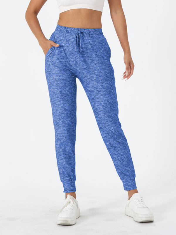 Piiriülesed Euroopa ja Ameerika naiste vabaajajooksu- ja fitnesspüksid, mitmekülgsed sportlikud pikad püksid, kõrge vöökohaga salendavad piiriülesed kuumad allahindlused