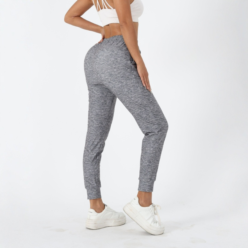 Piiriülesed Euroopa ja Ameerika naiste vabaajajooksu- ja fitnesspüksid, mitmekülgsed sportlikud pikad püksid, kõrge vöökohaga salendavad piiriülesed kuumad allahindlused