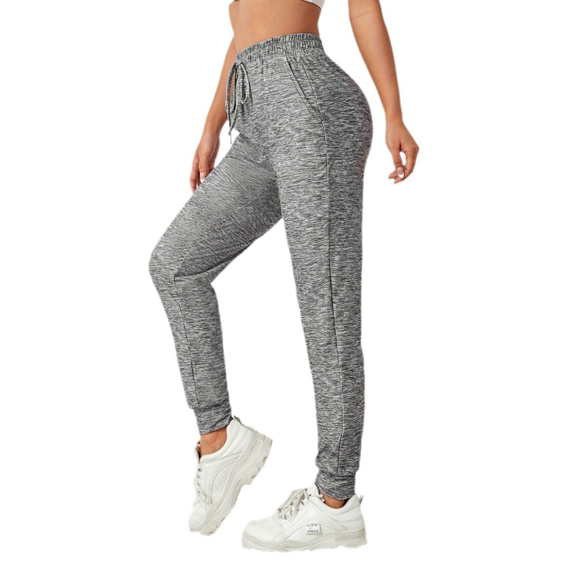 Piiriülesed Euroopa ja Ameerika naiste vabaajajooksu- ja fitnesspüksid, mitmekülgsed sportlikud pikad püksid, kõrge vöökohaga salendavad piiriülesed kuumad allahindlused