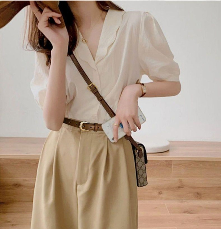 Interneto įžymybių moterų plonas diržas, skirtas studentams Honkongo stiliaus vienspalvė suknelė iš „Tinker Jewelry“