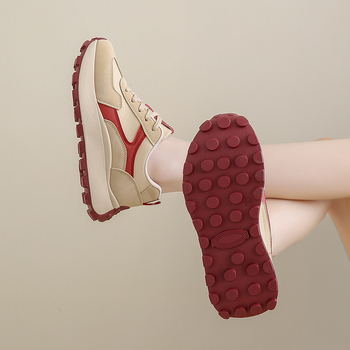 Νέα Κορεάτικα Παπούτσια Torre Γυναικεία Παπούτσια Τρεξίματος για Φοιτητές Άνοιξη 2025, Αθλητικά Παπούτσια Τρεξίματος με Χοντρή Σόλα, Ψηλοτάκουνα Παπούτσια 2F29