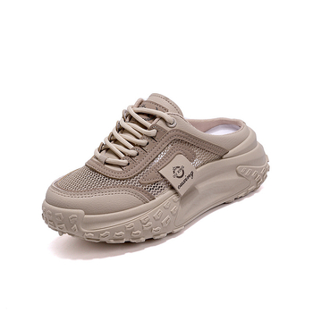 Ležerne ženske cipele s polukliznim podplatom za ljeto, tenisice bez natikača, nove mrežaste sandale Q070