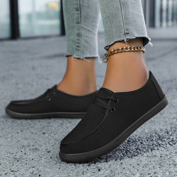 Audinių batai, didelių dydžių darbo batai, balti užmaunami laisvalaikio batai vyrams ir moterims, porų drobiniai batai, lengvi, universalūs ir kvėpuojantys