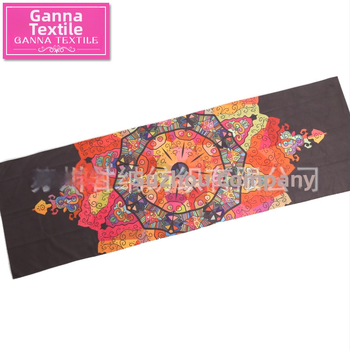 Neslystantis dvipusis aksominis jogos kilimėlis, atspausdintas minkštas fitneso jogos rankšluostis, mikropluošto jogos rankšluostis