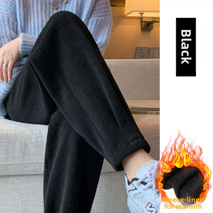 Панталони за бременни, есенни и зимни панталони с полар, евро памучни кадифени къси панталони, гащички, тесни прави панталони, панталони с качулка, пролетно и есенно облекло