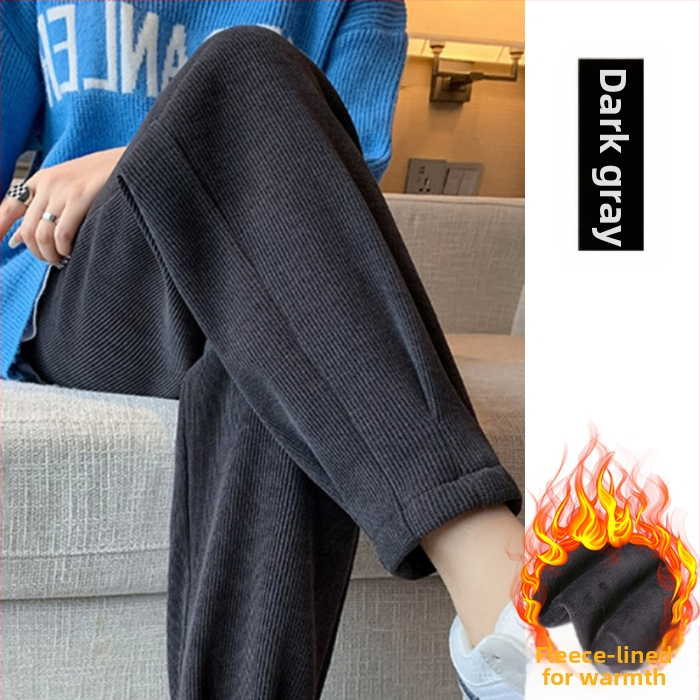 Панталони за бременни, есенни и зимни панталони с полар, евро памучни кадифени къси панталони, гащички, тесни прави панталони, панталони с качулка, пролетно и есенно облекло