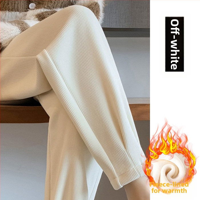 Панталони за бременни, есенни и зимни панталони с полар, евро памучни кадифени къси панталони, гащички, тесни прави панталони, панталони с качулка, пролетно и есенно облекло