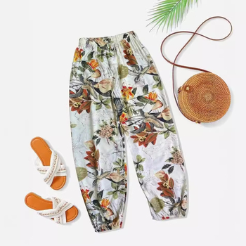 Európske a americké cezhraničné dodávky Amazon Dámske oblečenie 2023 Jeseň a zima Nové voľné ležérne nohavice Legíny Ml1