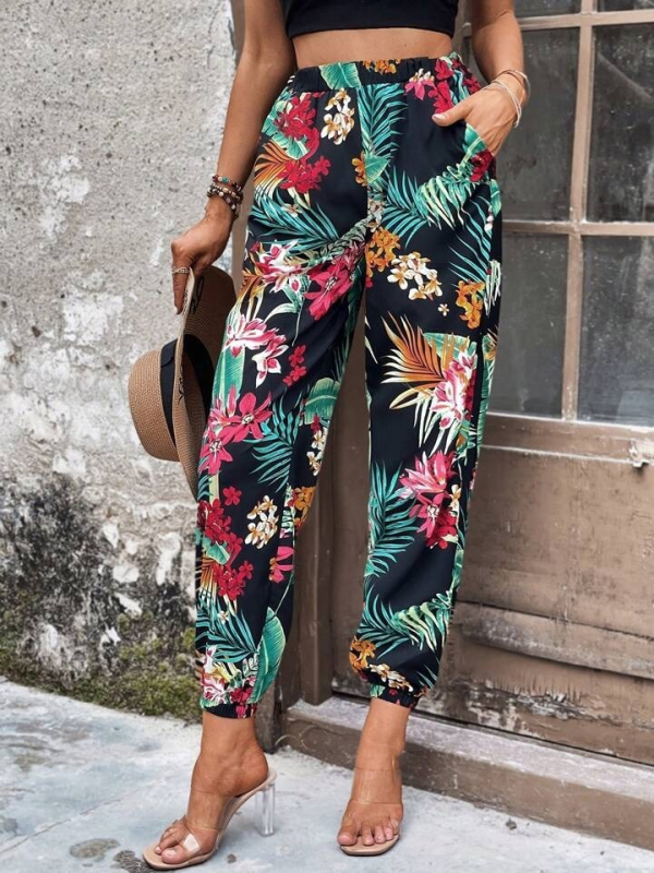 Európske a americké cezhraničné dodávky Amazon Dámske oblečenie 2023 Jeseň a zima Nové voľné ležérne nohavice Legíny Ml1