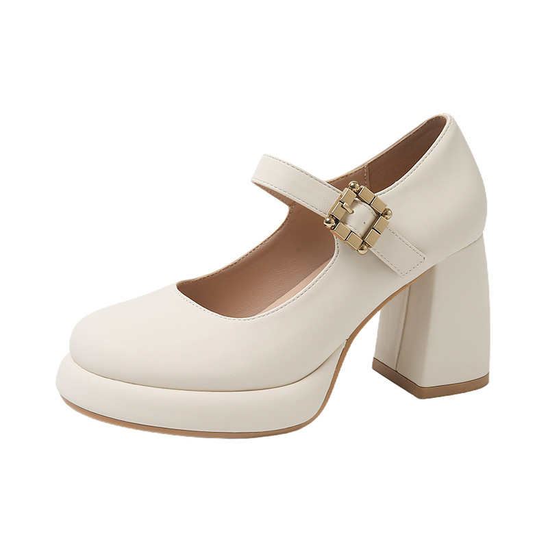 Modne cipele s visokom petom veličine 43, nove ženske cipele s visokom petom u vilinskom stilu, plus veličine, ženske kožne cipele s visokom petom