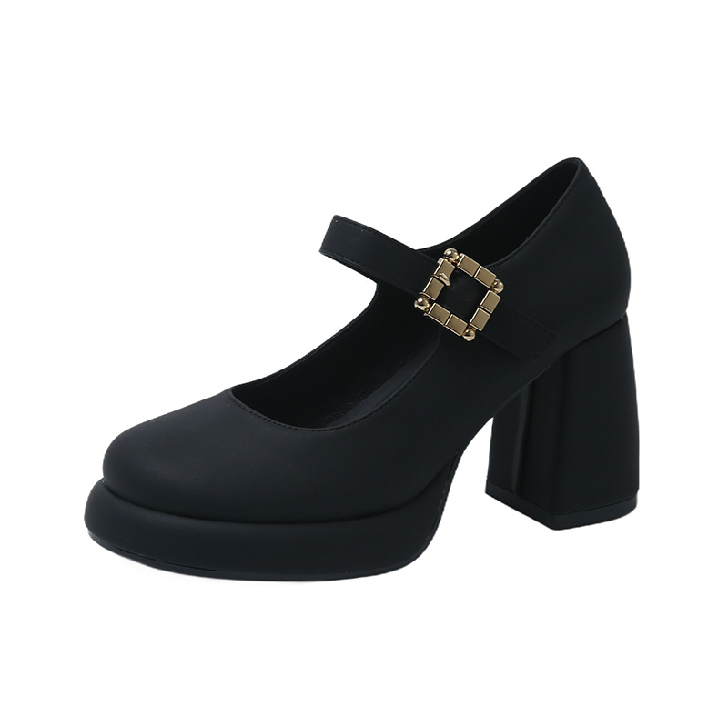 Modne cipele s visokom petom veličine 43, nove ženske cipele s visokom petom u vilinskom stilu, plus veličine, ženske kožne cipele s visokom petom