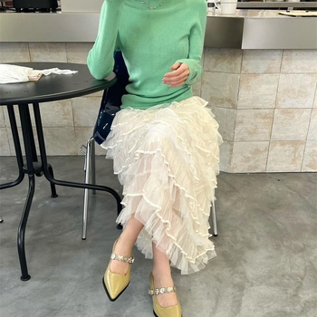 DAPAISHOW Μάγος του Οζ ~ Cool Feeling Λευκά Παπούτσια Mary Jane Γυναικεία Παπούτσια με Χοντρό Τακούνι και Ανοιξιάτικη Ιδιοσυγκρασία