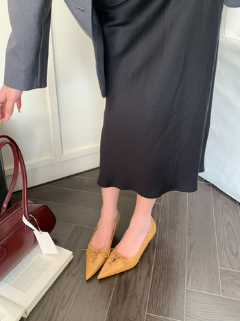 Spice Girl Ειδικά Κομψά Ψηλοτάκουνα Παπούτσια με Στιλέτο και Σχέδιο με Φιόγκο, Άνοιξη 2025