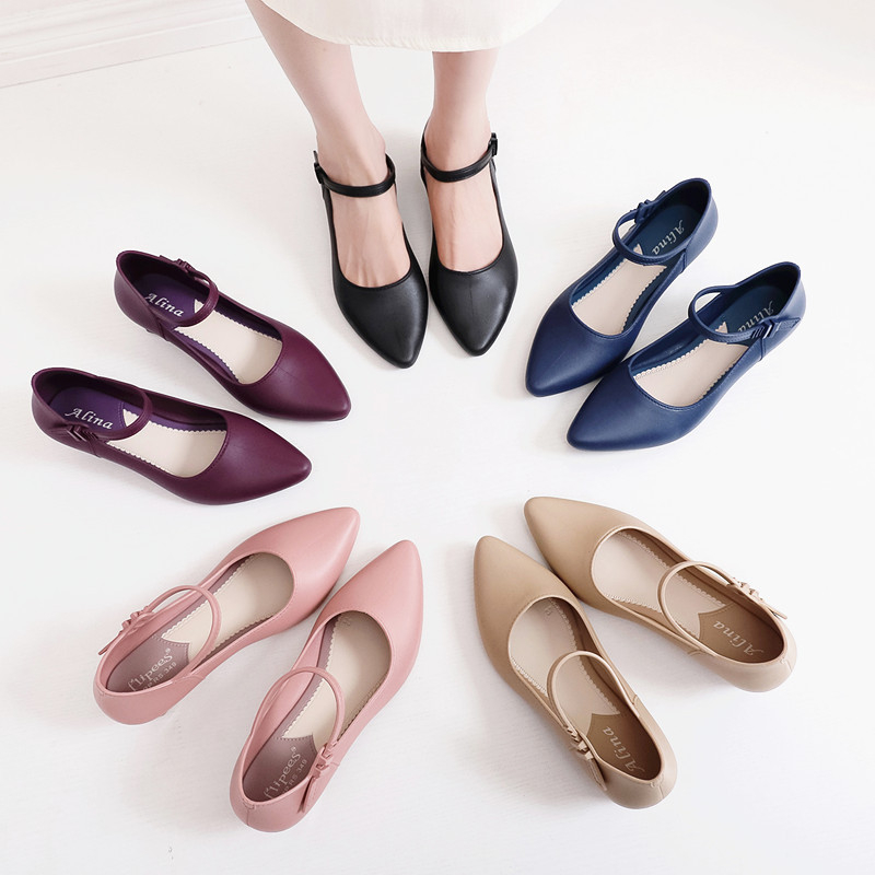 Madingi nauji vasariniai seklios burnos sandalai moteriški plastikiniai neslystantys tinkami vidutinio kulno viršutiniai drabužiai vandeniui atsparūs vieno sluoksnio batai želė sandalai