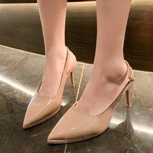 11 cm lakirane kožne sandale sa špicastim stražnjim dijelom, nove vodootporne cipele s platformom i visokom petom iz 2024., ženske cipele s visokom petom