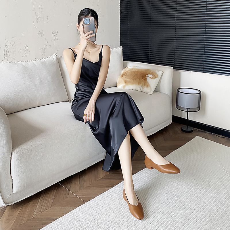 Dámske topánky veľkých rozmerov s hranatou špičkou, dámske jarné a jesenné topánky veľkých rozmerov s mäkkou podrážkou, retro všestranné topánky na nízkom podpätku