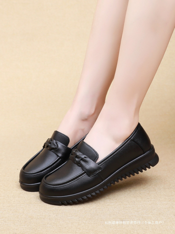 Η ορθοστασία για πολύ ώρα δεν σας κουράζει, Αδιάβροχα παπούτσια εργασίας, Γυναικεία καθημερινά δερμάτινα παπούτσια κουζίνας, Άνετα γυναικεία παπούτσια με μαλακή σόλα και αντιολισθητική σόλα, Παπούτσια για τη μητέρα