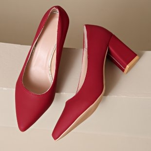 Užsienio prekyba Didelis dydis 2025 pavasario ir vasaros nauji seklios burnos aukštakulniai užsegami batai darbo batai su storais kulnais