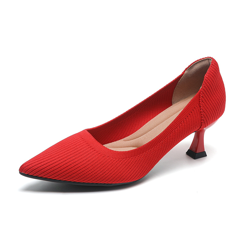 2024 nové vysoké podpätky módne rovné dámske topánky s rozparkom pohodlné priedušné princeznovské topánky na vysokých podpätkoch elegantné