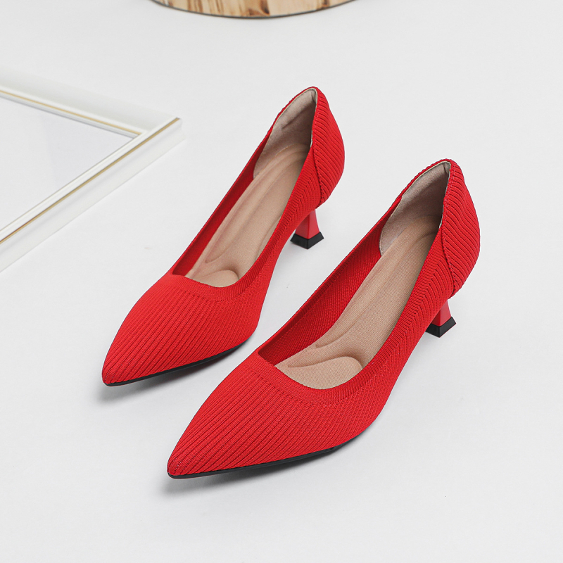 2024 nové vysoké podpätky módne rovné dámske topánky s rozparkom pohodlné priedušné princeznovské topánky na vysokých podpätkoch elegantné