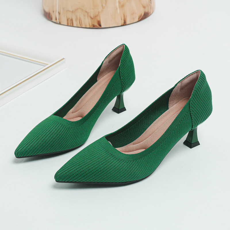 2024 nové vysoké podpätky módne rovné dámske topánky s rozparkom pohodlné priedušné princeznovské topánky na vysokých podpätkoch elegantné