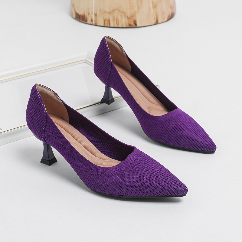 2024 nové vysoké podpätky módne rovné dámske topánky s rozparkom pohodlné priedušné princeznovské topánky na vysokých podpätkoch elegantné