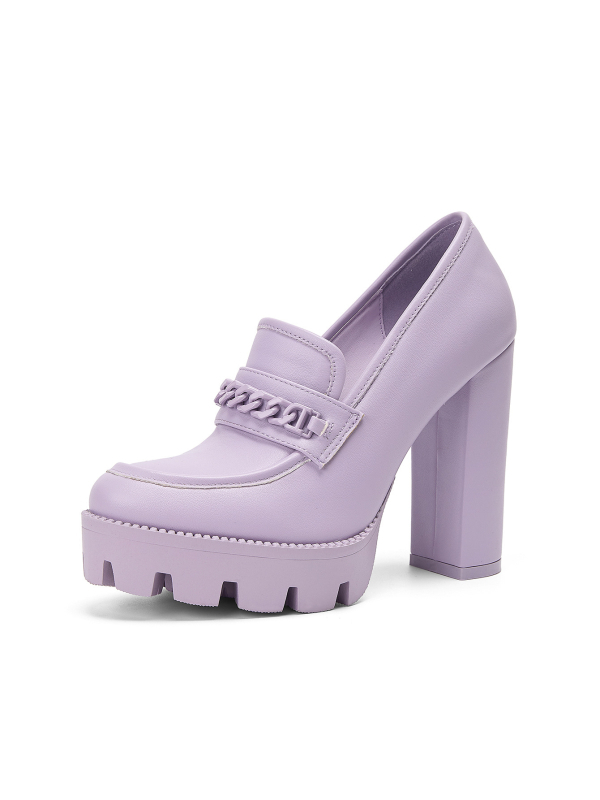 Άμεσες πωλήσεις από το εργοστάσιο με χοντρά τακούνια και φαρδιά σόλα σε χρώματα Macaron για γυναίκες, Casual, διασυνοριακή, αυθεντική προσφορά σχεδιασμού, εξαιρετικά ψηλά τακούνια