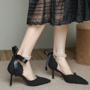 Jesen 2024. nove vanjske trgovine plus size modne temperamentne udobne okrugle kopče s kopčom profesionalne vodootporne platforme cipele s visokom petom ženske cipele