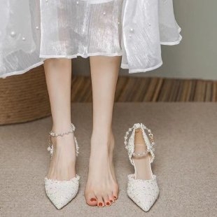 Jesen 2024. nove vanjske trgovine plus size modne temperamentne udobne okrugle kopče s kopčom profesionalne vodootporne platforme cipele s visokom petom ženske cipele