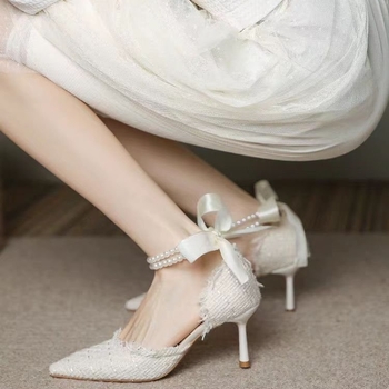 Jesen 2024. nove vanjske trgovine plus size modne temperamentne udobne okrugle kopče s kopčom profesionalne vodootporne platforme cipele s visokom petom ženske cipele